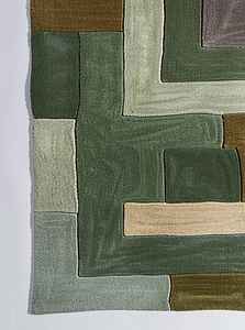 Alfombra Decorativa de Lana/Algodón, Hecha a Mano, Moderna, con Diseño Floral, de Pelo Largo, Personalizada, para Sala de Estar - Product Image 5