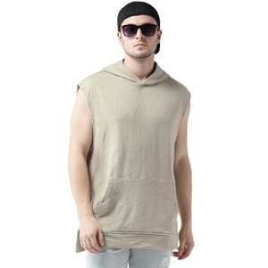 Hoodie sans manches flexible pour homme, idéal pour la gym, confortable, vêtements de sport, tenue athlétique - Product Image 4