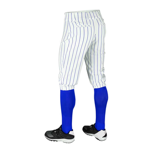 Pantalon de baseball unisexe professionnel pour baseball/softball, respirant, anti-humidité, séchage rapide, imprimé par sublimation, rayé - Product Image 3