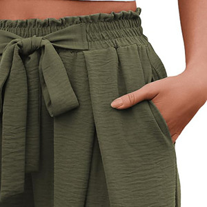 Pantalones de Moda para Mujer, de Pierna Ancha, Corte Holgado, Cintura Alta, Largos, Cómodos, para Viajes, Trabajo y Uso Diario - Product Image 5