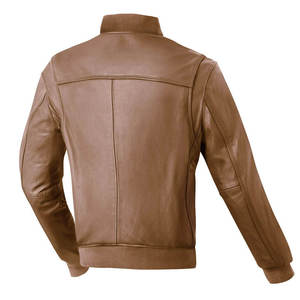 High Quality Customized Logo Stand Collar Front Leather Winter <b>Jacket</b> for Men <b>Sheepskin</b> Waterproof & Breathable - Product Image 2