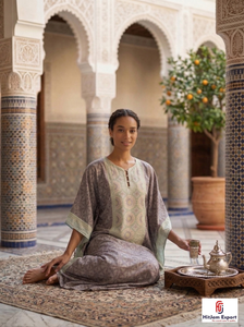 Women Printed <b>Kaftan</b> Dress Loose Fit Beach Wear <b>Summer</b> Cover Up Island Resort Style Lightweight Fabric Bulk Supply - Product Image 5