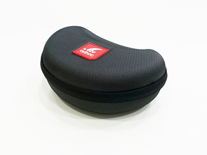 Estuche rígido para gafas en forma de U, negro sólido, protector, de EVA. - Product Image 2