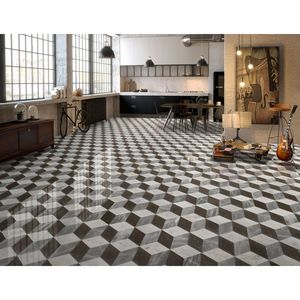 Baldosas de Mármol Hexagonales Pulimentadas con Chorro de Agua, en Blanco, Gris y Negro, 3 Colores de Piedra Natural para Decoración de Pisos y Paredes - Product Image 5