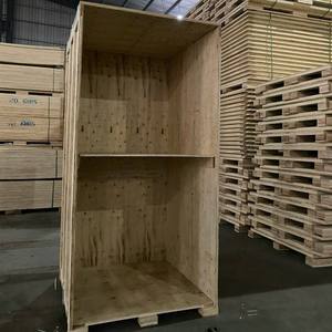 Durable Efficient Eco-Friendly Recyclable 2-Tier Foldable Stackable Wooden <b>Crate</b> Logistics Storage Box Made Vietnam Warehousing - Product Image 4