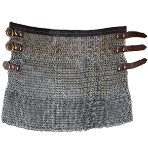 ชุดเกราะอัศวินยุคกลางแท้  ปลอกคอเหล็กถักแบบไบชอป  ปลอกคอเหล็กถักแบบกอร์เก็ต  งานฝีมือโลหะ - Product Image 5