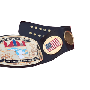 Ceinture de champion incontestée Interstates, drapeau USA Mexique, ceinture de championnat de lutte personnalisable, édition de collection - Product Image 3