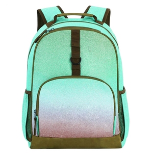 Mochila Deportiva con Diseño Geométrico Brillante, Personalizable con Lentejuelas y Pedrería, Logotipo del Equipo, Cierre de Alta Calidad - Product Image 1