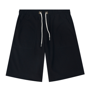Pantalones cortos deportivos y de entrenamiento para hombre, 100% algodón, cintura elástica, cómodos, con bolsillo, ropa de gimnasio para hombre. - Product Image 3