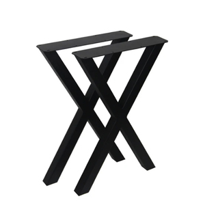Base de table basse ronde Starburst, hauteur 16 pouces, pieds de table en métal noir - Product Image 4