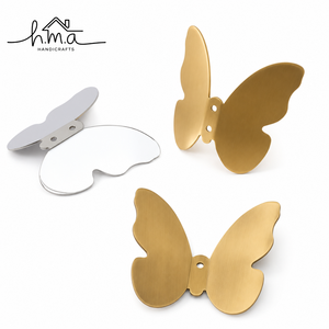 Solid Brass Butterfly Wall Hook Brushed Gold Finish Decorative Heavy Duty <b>Coat</b> <b>Robe</b> Towel Hat Bag Holder Modern Wall Mounted Hoo - Product Image 1