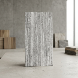 Voyega travertine กระเบื้องเคลือบเงาไม้มันวาวสูงหรูหราขนาด80X160สำหรับตกแต่งผนังห้องนั่งเล่นโรงแรม - Product Image 3