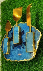Bandeja de Resina Personalizada para Tartas, Soporte de Resina Hecho a Mano, Bandeja Decorativa Moderna para Regalo de Boda, Precio al por Mayor desde India - Product Image 4