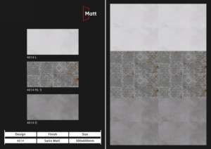 Azulejos vitrificados de lujo con acabado mate de 12"X24" ideales para espacios residenciales y de oficina, que ofrecen impermeabilidad, resistencia a los arañazos y un estilo elegante. - Product Image 4