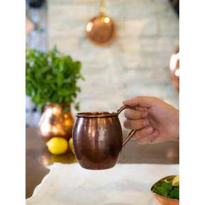 Taza de Cobre Antigua con Recubrimiento de Laca, a Prueba de Fugas, Ecológica, Apta para Lavavajillas, Aislada, con Mosquetón, Precio de Fábrica Premium - Product Image 5