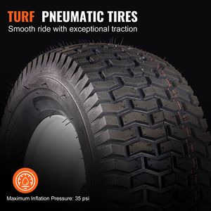 Parti e Accessori per Tosaerba, Pneumatici Tubeless per Trattore 16x6.5 8 Pollici, Confezione da 2, Pneumatici per Prato con Offset di 3 Pollici, Confezione da 2 - Product Image 5