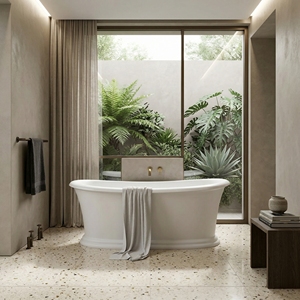 Bañera Independiente FW-3305 de Diseño Moderno, Fabricada en Acrílico, Apta para Uso en Baños - Product Image 2