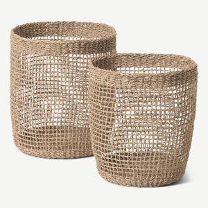 Top Selected Manufacturer Natural Seagrass <b>Storage</b> <b>Baskets</b> Wicker <b>Basket</b> for Clothing Toy Handmade From Vietnam - Product Image 1