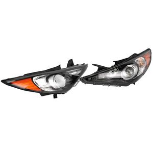 Fari alogeni e xeno per Hyundai Sonata 2011-2014, con alloggiamento nero, per lato sinistro e destro - Product Image 4