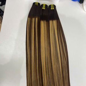 Extensiones de Cabello Humano Vietnamita Virgen 100% Natural, Color Piano Mixto, Super Double Drawn, Precio al por Mayor - Product Image 5