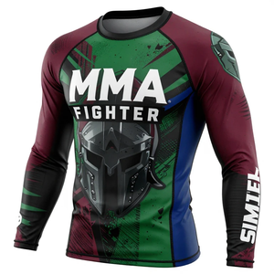Rashguard de BJJ de Diseño Personalizado, Calidad Premium, Impreso, Anti-UV, Transpirable, Ecológico, de Secado Rápido, Rashguard de Compresión para MMA - Product Image 4
