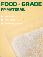 1560ml Récipient alimentaire rond en plastique jetable pour soupe de nouilles Ramen Bol pour micro-ondes avec trou d'air