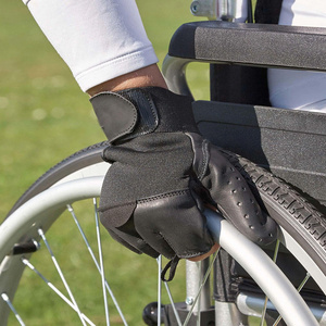 Guantes Deportivos de Piel de Oveja de Alto Rendimiento para Gimnasio y Actividades al Aire Libre, Medios Dedos, Resistentes a Cortes, Abrasión y Calor - Product Image 6