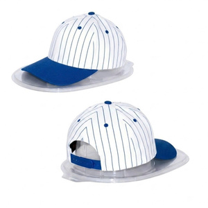 Structured Baseball Cap Custom Logo Embroidery 5 Panel Curved Brim Cotton Fabric Mix Two Tones Outdoor Men Woman Party <b>Wedding</b> - Product Image 1