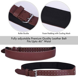 Ceinture à outils en cuir double multifonctionnelle, nouveau design, sur mesure, pour charpentier, en vente à prix raisonnable - Product Image 5