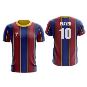Camisetas de Fútbol Personalizadas 100% Poliéster Malla Transpirable Camisetas de Fútbol para Niños - Product Image 6