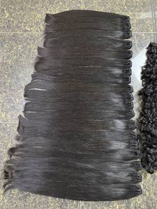 Paquets de trame Extensions de cheveux raides naturels longue durée 100% cheveux humains purs non transformés vierges cheveux humains vietnamiens - Product Image 5