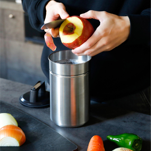 Contenedor de Basura Cilíndrico Hermético de 120 Litros con Pedal, Diseño Minimalista de Polipropileno para Uso en Interiores - Product Image 3