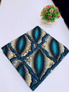 Tela de algodón estampada con cera de Adís Abeba para mujer, últimas tendencias en Ankara 2025, tela de algodón y lazos para prendas y ropa. - Product Image 5