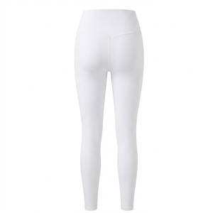 Plain Dyed 100% Polyester Material Made Women <b>Leggings</b> Sports Wear Style Women <b>Leggings</b> With OEM Service - Product Image 2