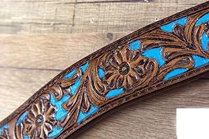 Ensemble de têtière et de peitorale de haute qualité pour cheval, style western - Product Image 6