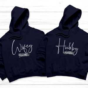 Sudadera Personalizada con Bordado para Parejas, Diseño Casual con Estampado Frontal, Corte Regular, Regalo de Aniversario de Bodas, Transpirable - Product Image 1