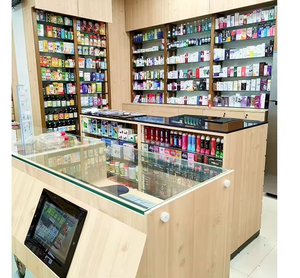 Wellness Store Interior Design Modern Retail Setup Product Shelving Units Furniture Clean Layout Inspired Design - Product Image 1