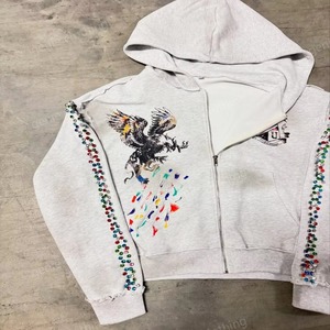 Sudadera con Capucha Premium con Pedrería, Sudadera con Cristales Brillantes para Hombre y Mujer, Ropa Urbana Elegante, Colección de Invierno - Product Image 2