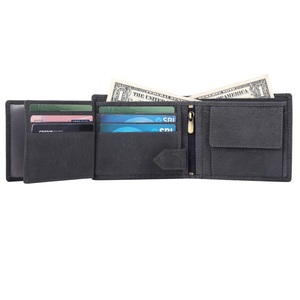 Portefeuille en cuir pour homme de qualité export avec finition haut de gamme, sécurité RFID et design compact pour un usage quotidien – En vente - Product Image 2