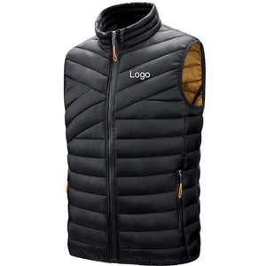 Hot Sale Men's Lightweight Canvas Puffer Vest <b>Waterproof</b> Windproof Breathable Packable Insulated Top Casual Style High Quality - Product Image 5