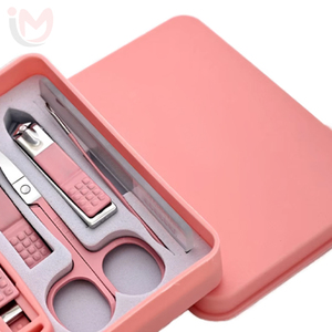 <b>Nail</b> Care <b>Set</b> Portable Stainless Steel 6-Piece <b>Nail</b> Clipper <b>Set</b> Splash Proof <b>Nail</b> Scissors Kit Practical Manicure Box - Product Image 4