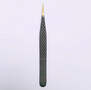 Pinzas para Extensión de Pestañas, Puntas de Acero Inoxidable, Agarre Nano, Uso Profesional, 90 y 45 Grados, Extensión de Pestañas Rusas - Product Image 2