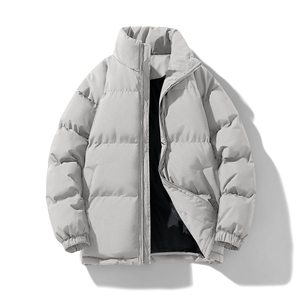 Chaqueta Acolchada Personalizada para Hombre, al por Mayor, Resistente al Viento, de Secado Rápido, con Exterior de Spandex, Relleno de Poliéster, Capucha y Logotipo Impreso, para Invierno - Product Image 4