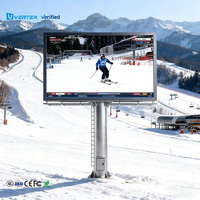 Afficheur LED extérieur étanche, signalisation numérique LED, écran publicitaire LED pour entreprises, 960*960mm, boîtier LED