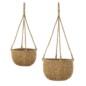 Maceta colgante moderna de yute para plantas, decoración de pared para el hogar, maceta colgante tejida ecológica para sala de estar y balcón - Product Image 6