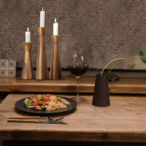 Nouveau centre de table en bois naturel, porte-bougie rustique en bois, très vendu, de haute qualité, porte-bougie en bois écologique - Product Image 5