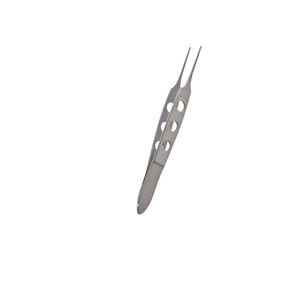 Pinzas Bishop Delicadas, Dentadas, Rectas, para Fijación, Instrumentos Quirúrgicos Oftalmológicos, Pinzas para Aplicación de Apósitos - Product Image 3