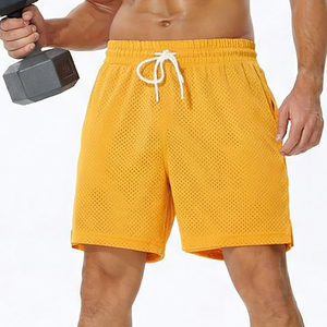 Pantalones Cortos de Malla Modernos para Hombre, Transpirables, de Color Sólido, Talla Personalizada, para Verano - Product Image 2