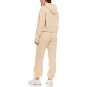 Conjunto Deportivo de 2 Piezas para Mujer, Sudadera y Pantalón de Felpa, Conjunto Informal para Estar en Casa, Chándal Cómodo para Correr, Ropa de Casa para Invierno - Product Image 3