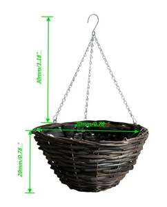 Fabricant vietnamien de pots de rangement au sol en rotin de style rétro avec poignées, tissés à la main, écologiques - Product Image 5